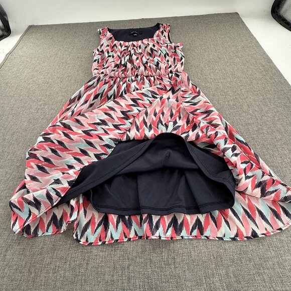 BCX Mini Dress XXS Sleeveless Scoop Neck Lined Polyester Multicolor Cute Summer - Picture 6 of 13